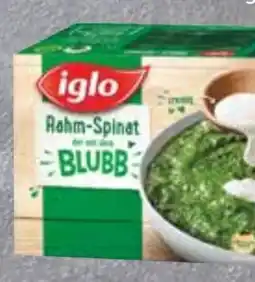 Edeka Iglo Rahm-Spinat mit dem Blubb Angebot