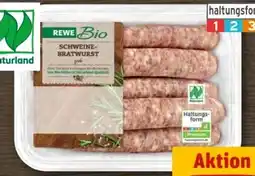 REWE Rewe Bio Schweine Bratwurst Angebot