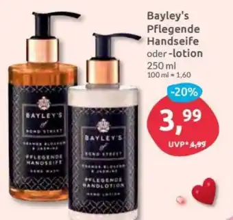 Budni Bayley's Pflegende Handseife oder lotion 250ml Angebot