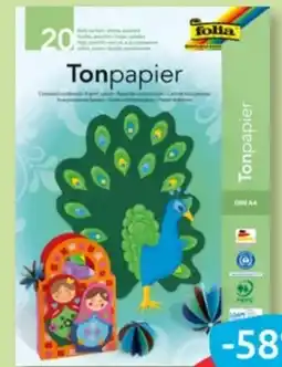 Budni Folia Tonpapierblock A4 Angebot