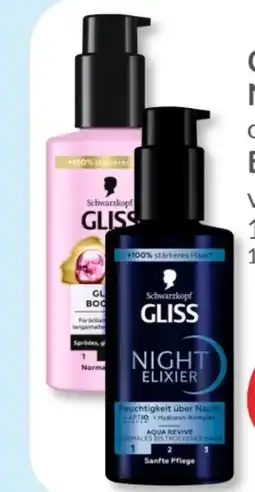 Budni Schwarzkopf Gliss Night Elixir Angebot