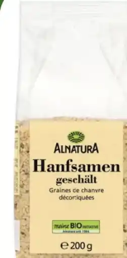 Budni Alnatura Bio Hanfsamen Angebot