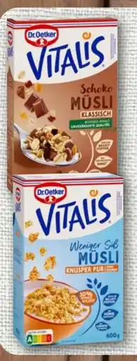 nahkauf Dr. Oetker Vitalis Schoko Müsli klassisch Angebot