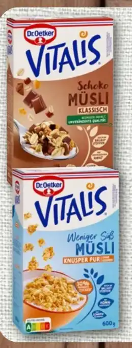 nahkauf Dr. Oetker Vitalis Schoko Müsli klassisch Angebot