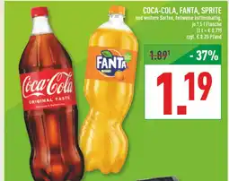 Marktkauf Coca-cola coca-cola, fanta, sprite Angebot