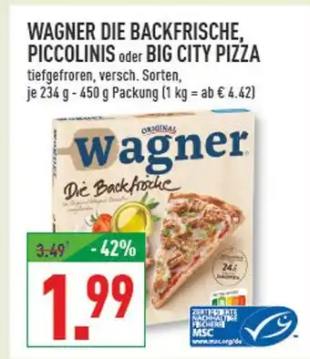 Marktkauf Wagner die backfrische, piccolinis oder big city pizza Angebot