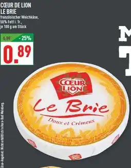 Marktkauf Coeur de lion le brie Angebot