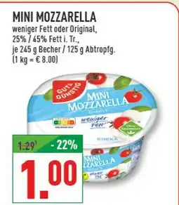 Marktkauf Gut&günstig mini mozzarella Angebot