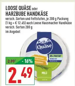 Marktkauf Quäse loose quäse oder harzbube handkäse Angebot