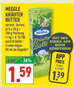 Marktkauf Meggle kräuter butter Angebot