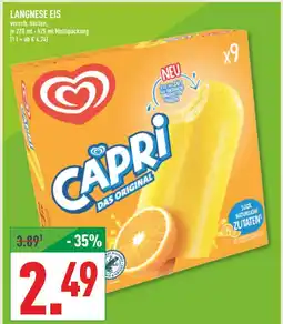 Marktkauf Langnese capri das original Angebot