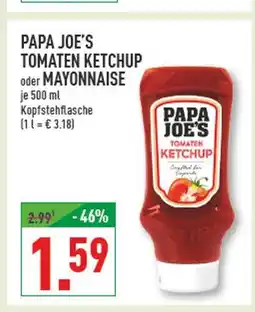 Marktkauf Papa joe's tomaten ketchup oder mayonnaise Angebot