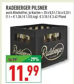 Marktkauf Radeberger pilsner Angebot