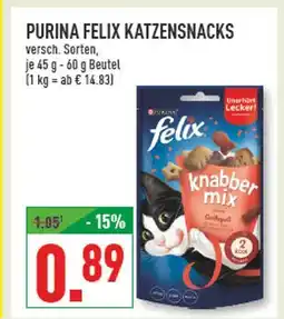 Marktkauf Purina felix katzensnacks Angebot