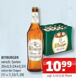 Getränke Oase Bitburger premium pils Angebot