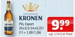 Getränke Oase Dortmunder kronen pils, export Angebot