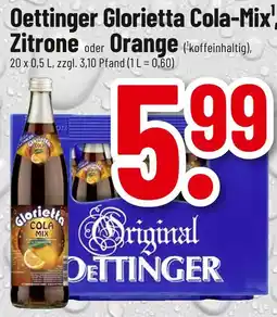 trinkgut Oettinger glorietta cola-mix, zitrone oder orange Angebot