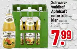 trinkgut Schwarzwaldhof apfelsaft naturtrüb oder klar Angebot