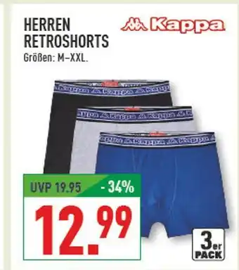 Marktkauf Kappa herren retroshorts Angebot