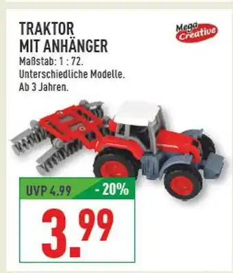 Marktkauf Mega creative traktor mit anhänger Angebot