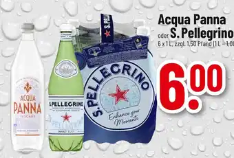 trinkgut S.pellegrino acqua panna oder s.pellegrino Angebot