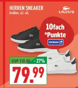 Marktkauf Lacoste herren sneaker Angebot