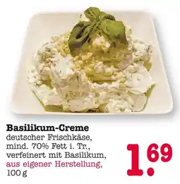 E-Center Basilikum-creme Angebot