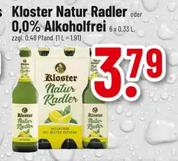 trinkgut Kloster natur radler oder 0,0% alkoholfrei Angebot