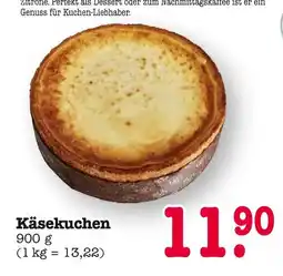 E-Center Käsekuchen Angebot