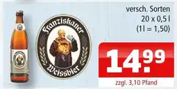 Getränke Oase Franziskaner weissbier Angebot