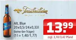 Getränke Oase Frankenheim alt, blue Angebot