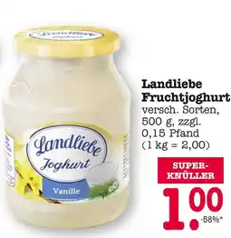 E-Center Landliebe fruchtjoghurt Angebot