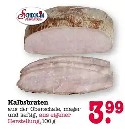 E-Center Scheck-in manufaktur kalbsbraten Angebot