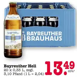 E-Center Bayreuther brauhaus bayreuther hell Angebot