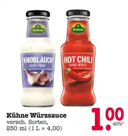 E-Center Kühne knoblauch oder hot chili Angebot