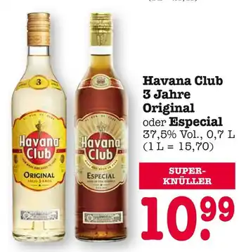 E-Center Havana club 3 jahre original oder especial Angebot