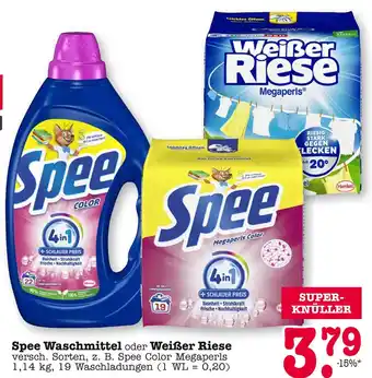 E-Center Spee waschmittel Angebot