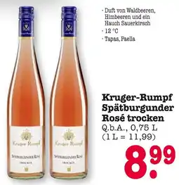 E-Center Kruger-rumpf spätburgunder rosé trocken Angebot