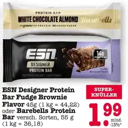 E-Center Esn designer protein bar fudge brownie flavor Angebot