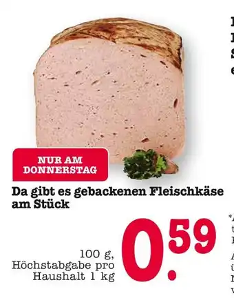 E-Center Fleischkäse am stück Angebot