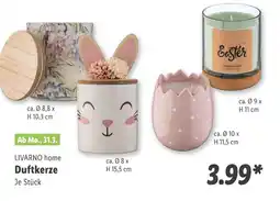 Lidl Livarno home duftkerze Angebot