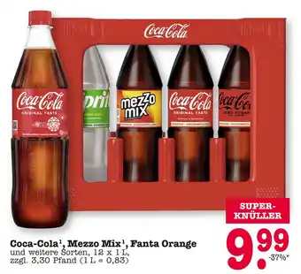 E-Center Coca-cola coca-cola, mezzo mix, fanta orange Angebot