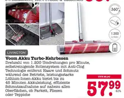 E-Center Livington voom akku turbo-kehrbesen Angebot