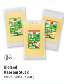 Lidl Bioland käse am stück Angebot