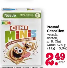 E-Center Nestlé cerealien Angebot