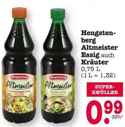 E-Center Hengstenberg altmeister essig auch kräuter Angebot