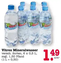 E-Center Vitrex mineralwasser Angebot