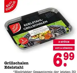 E-Center Gut&günstig grillschalen edelstahl Angebot