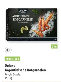 Lidl Deluxe argentinische rotgarnelen Angebot