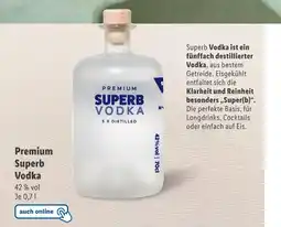 Lidl Premium superb vodka Angebot